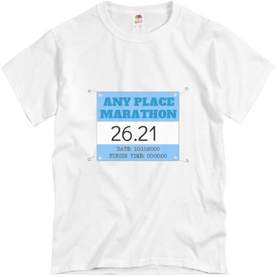 Your Marathon Date & Time: 26.21