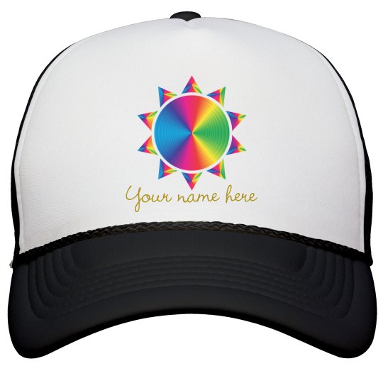 Your name here flower hat