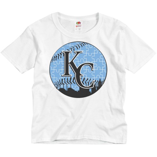 Youth Autism BLUE KC Baseball