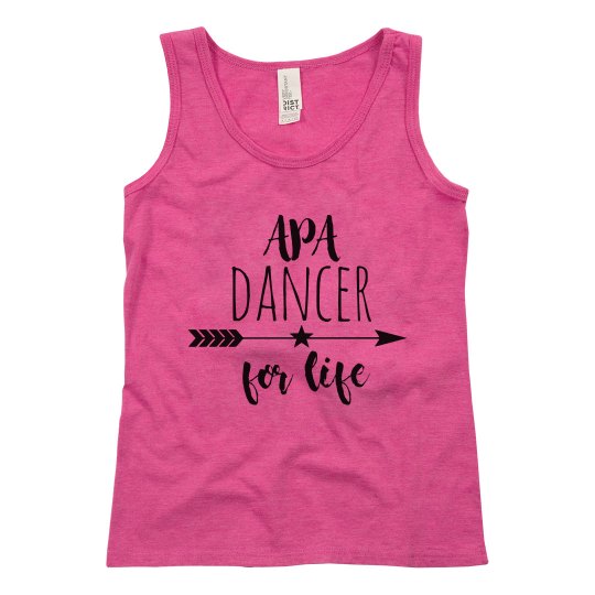 Youth Girls APA Dancer for Life Tank
