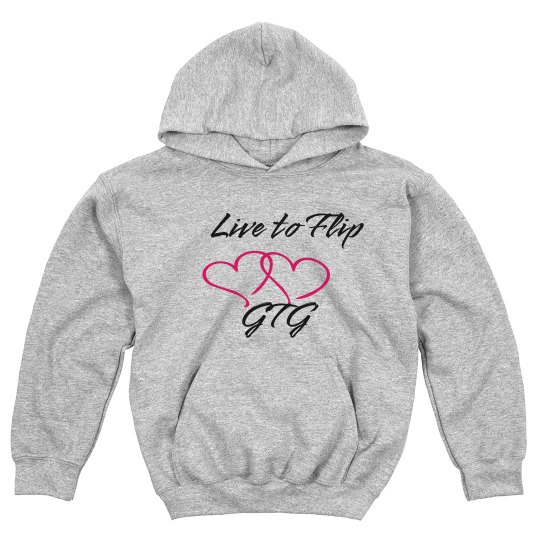 Youth "live to flip" hoodie