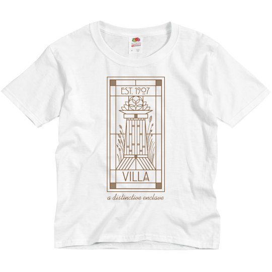 Youth Original Villa Line Logo Tee Youth Original Villa Line Logo Tee