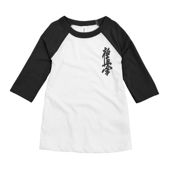 Youth Raglan Tee with Kanji and Logo
