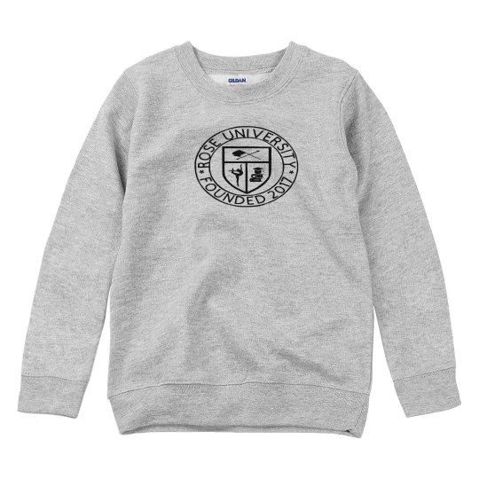 Youth Rose University Crewneck Sweatshirt