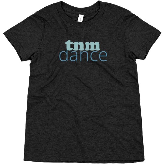 Youth Short Sleeved Ombré TNM Dance Tee - BK/PSTBU/LTBU