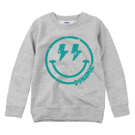 YOUTH SMILEY CREWNECK