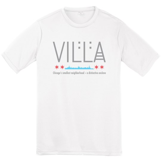 Youth Villa Chicago Skyline Athletic Performance Tee Youth Villa Chicago Skyline Athletic Performance Tee