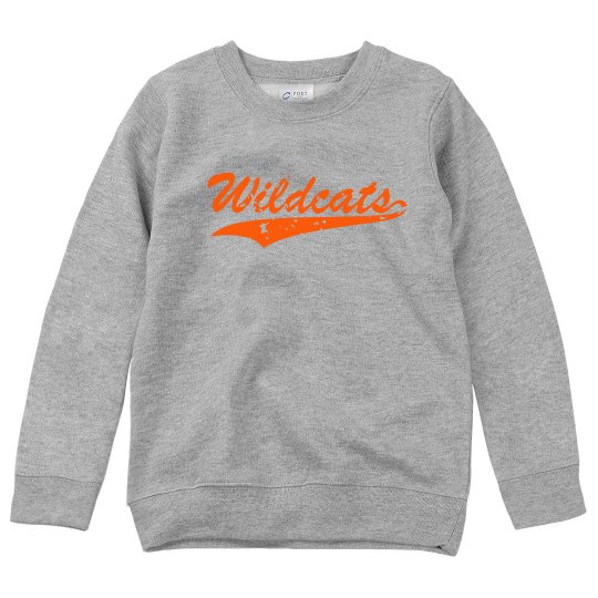 youth wildcats crewneck youth wildcats crewneck