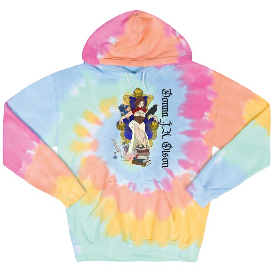 Zombie Reader Hoodie tie dye Zombie Reader Hoodie tie dye