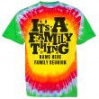 tie dye family reunion shirts