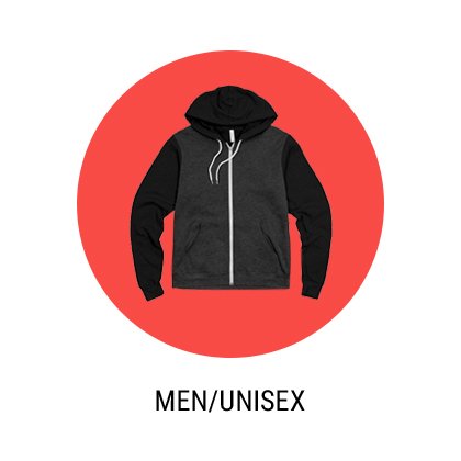 Customized Men/Unisex Clothing Styles