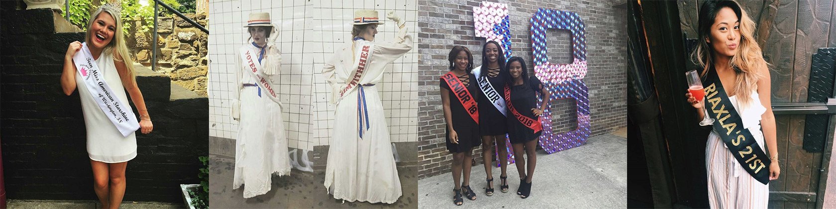 Custom Sashes