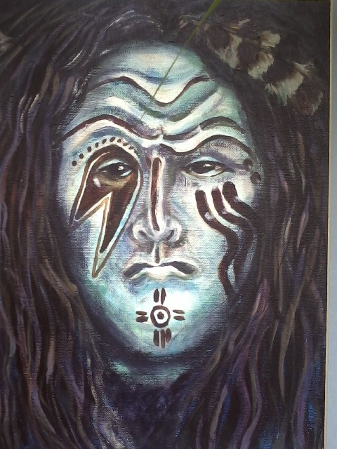 The girl on the moon