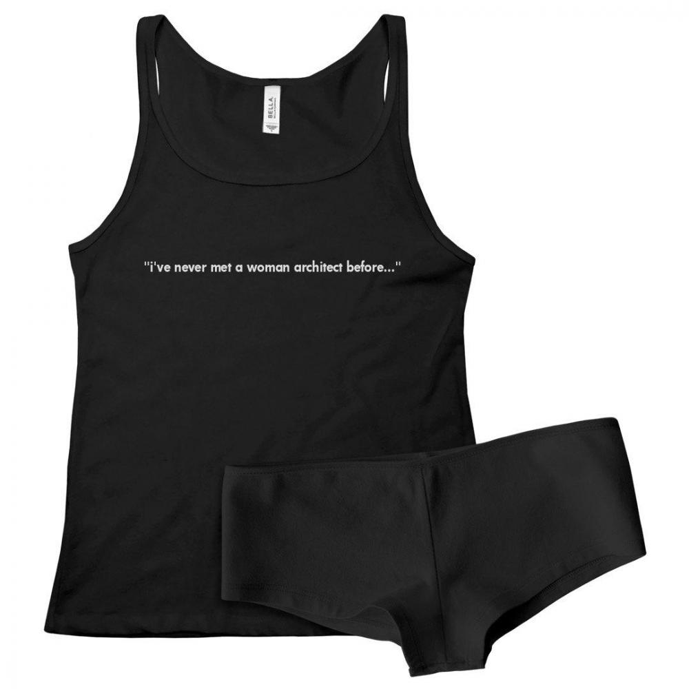 "i've never met a woman architect before..."