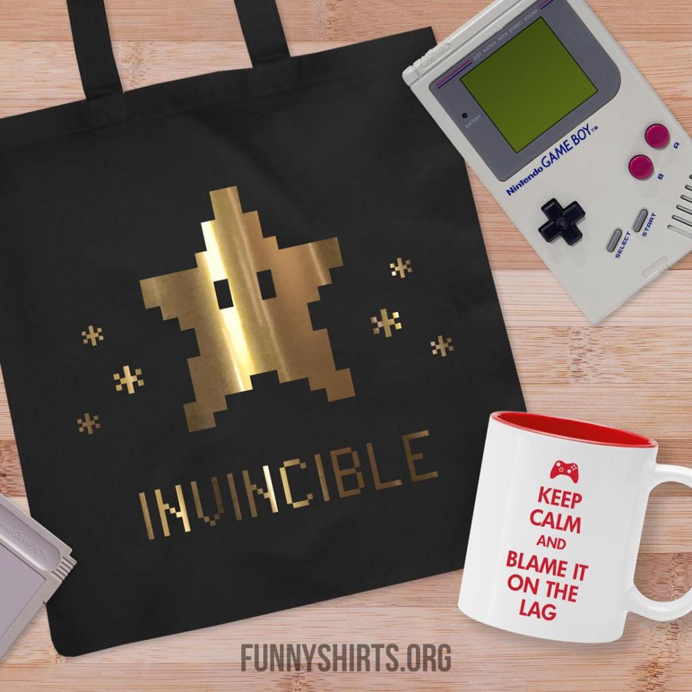Metallic 8-Bit I Am Invincible