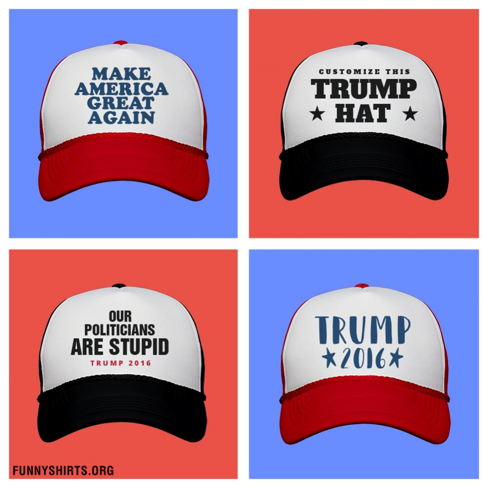 Text Trump 2016 Hat