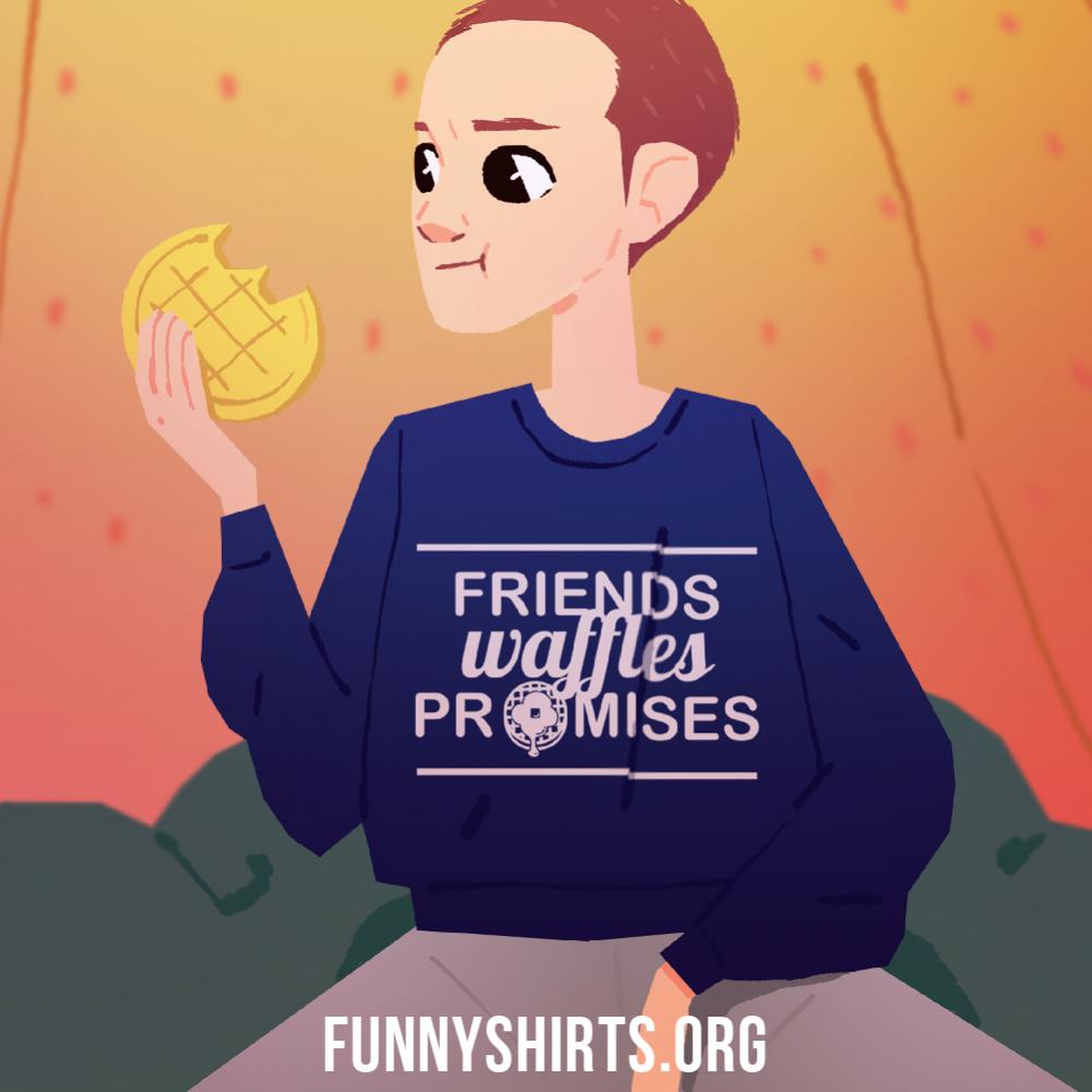 Friends Waffles Promises Sweater
