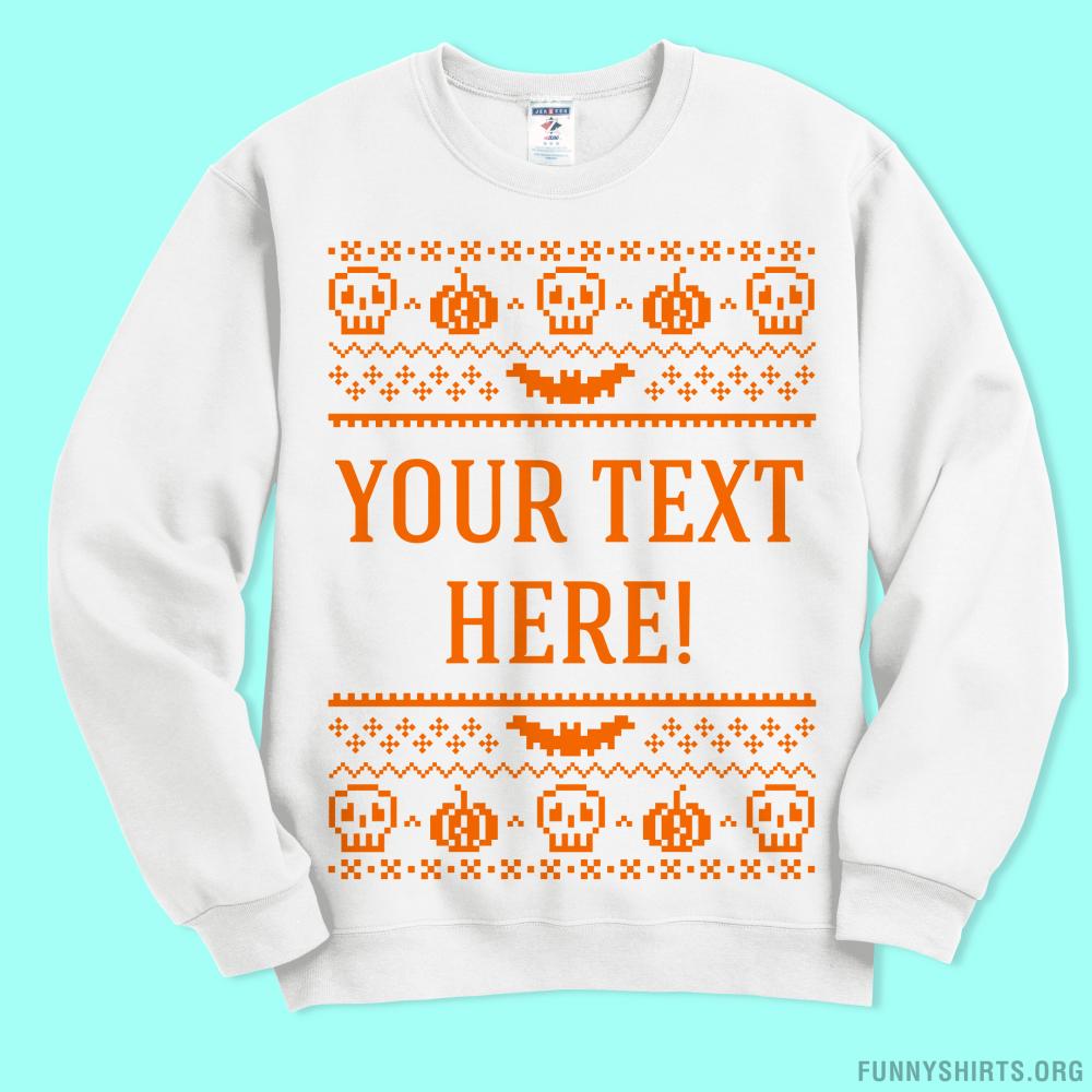 Custom Ugly Sweater Bat