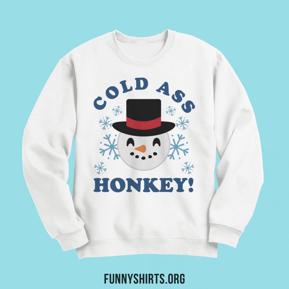 Cold Ass Honkey Snowman Emoji