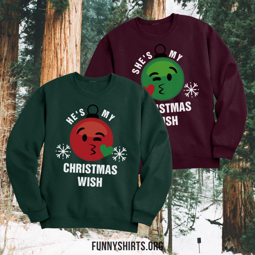 Emoji Christmas Wish Couple 1