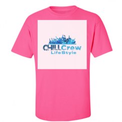 Unisex Ultra Cotton Safety Neon Crewneck Tee