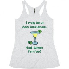 Ladies Slim Fit Super Soft Racerback Triblend Tank