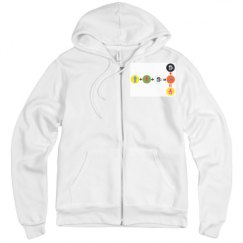 Unisex Fleece Full Zip Midweight Hoodie
