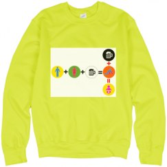 Unisex Neon Crewneck Sweatshirt