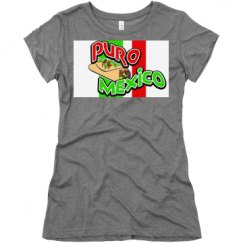 Ladies Slim Fit Super Soft Triblend Tee