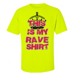 Unisex Ultra Cotton Safety Neon Crewneck Tee