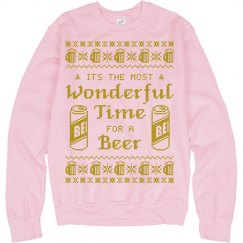 Most Wonderful Time for Beer Sweatshirt