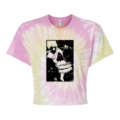 Women's Tie Dye Crop Top Tee