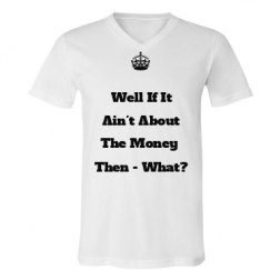 Unisex V-Neck Jersey Tee