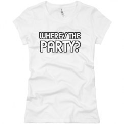 Ladies Slim Fit Basic Promo Jersey Tee