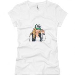 Ladies Slim Fit Basic Promo Jersey Tee