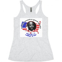 Ladies Slim Fit Super Soft Racerback Triblend Tank