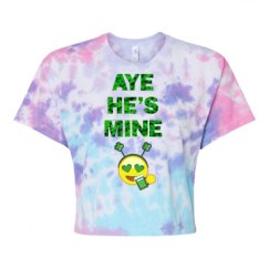 Women's Tie Dye Crop Top Tee