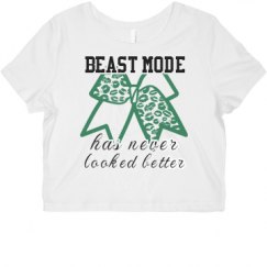 Ladies Slim Fit Crop Top Tee