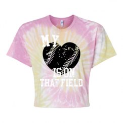 Women's Tie Dye Crop Top Tee