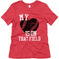 Ladies Relaxed Fit Super Soft Triblend Tee