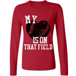 Ladies Relaxed Fit Basic Long Sleeve Tee