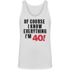 Unisex Jersey Tank Top