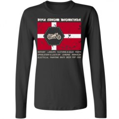 Ladies Relaxed Fit Basic Long Sleeve Tee