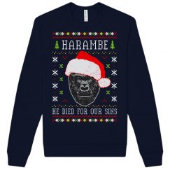 Harambe Ugly Sweater For Christmas