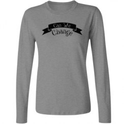 Ladies Relaxed Fit Basic Long Sleeve Tee