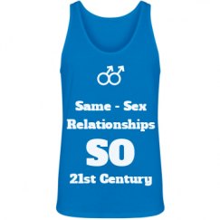 Unisex Jersey Neon Tank Top