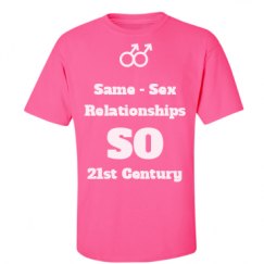 Unisex Ultra Cotton Safety Neon Crewneck Tee