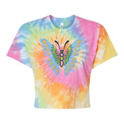 Women's Tie Dye Crop Top Tee