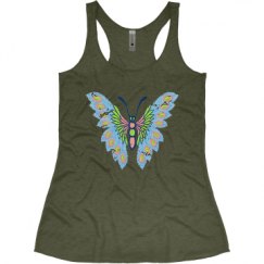 Ladies Slim Fit Super Soft Racerback Triblend Tank