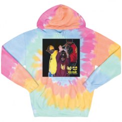 Unisex Tie-Dye Fleece Hoodie